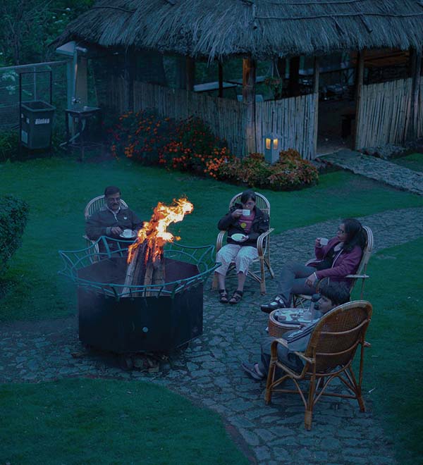 The Siena Village resort campfire spot in Munnar